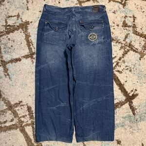 Vintage Enyce Baggy Wide Leg Jeans Size 42x29 Y2K